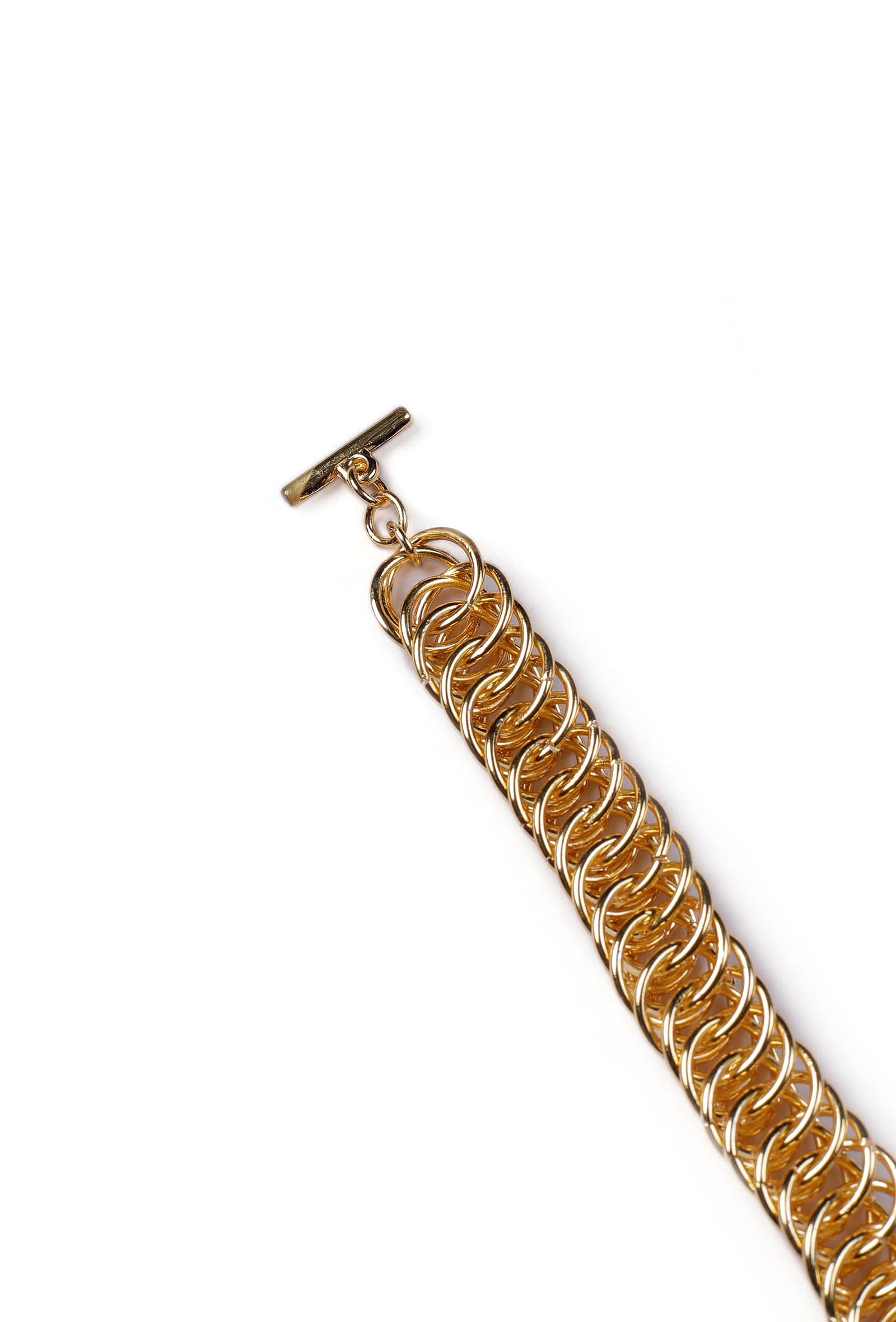 Zin Gold Single Layered Chain Bracelet