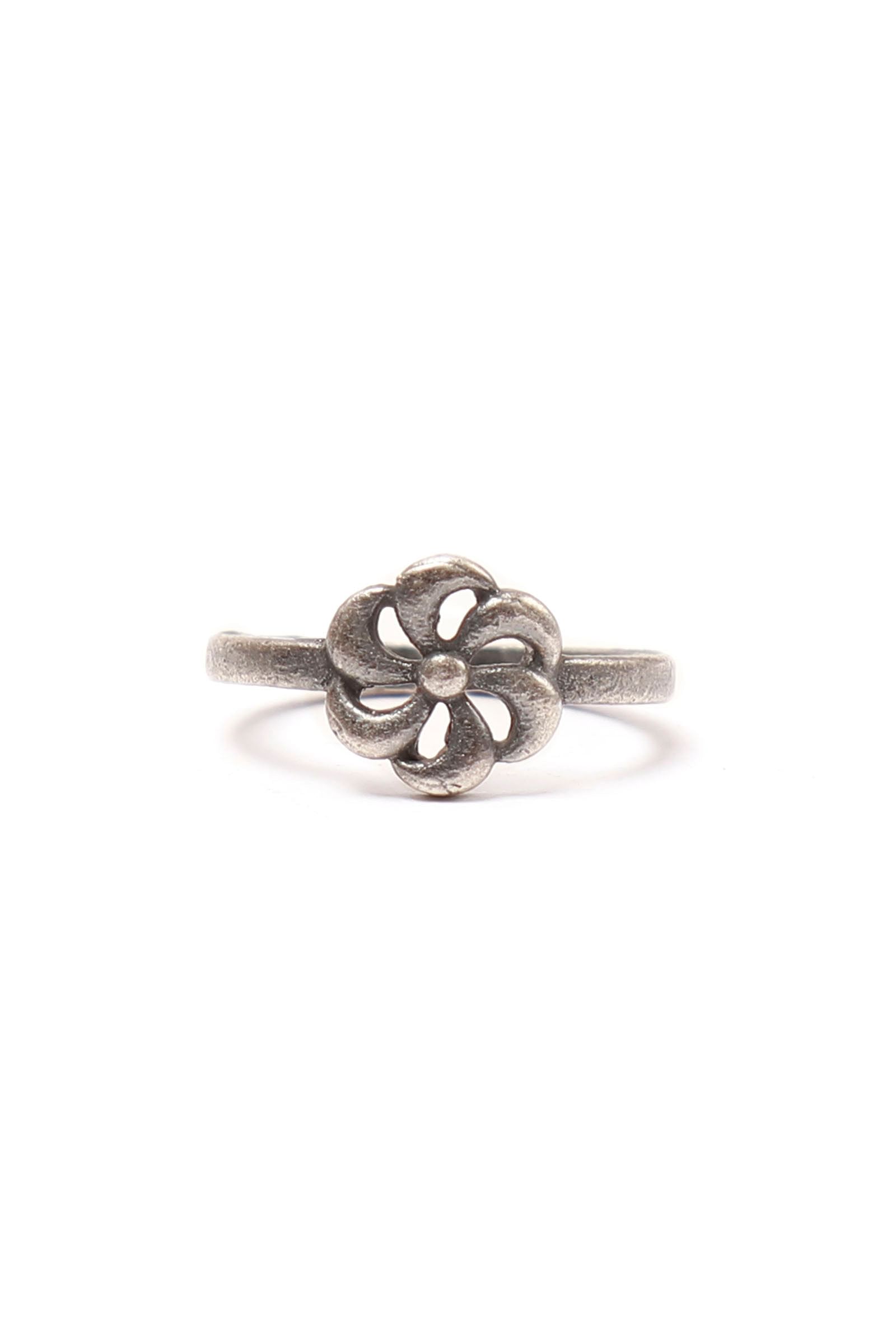 Set of 4: Gold Lotus Silver Brass Toering