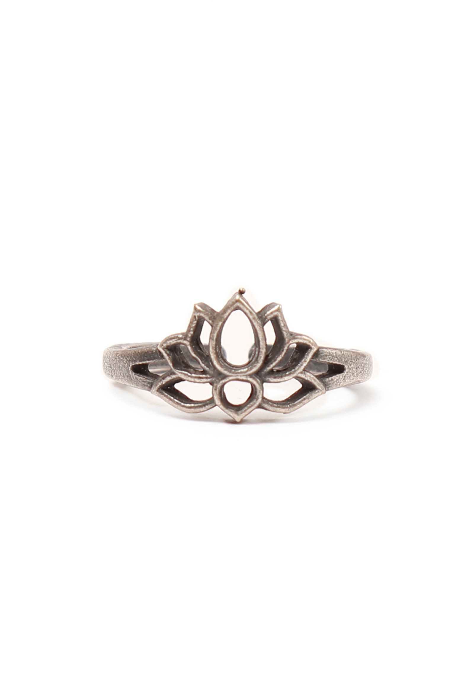 Set of 4: Butterfly Silver Brass Toering