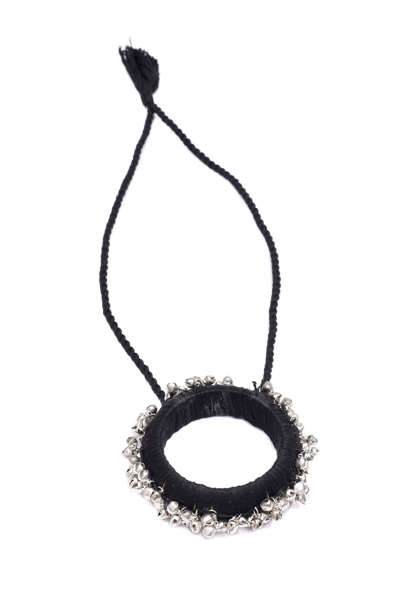 Onyx Black Ghungroo Handcrafted Necklace