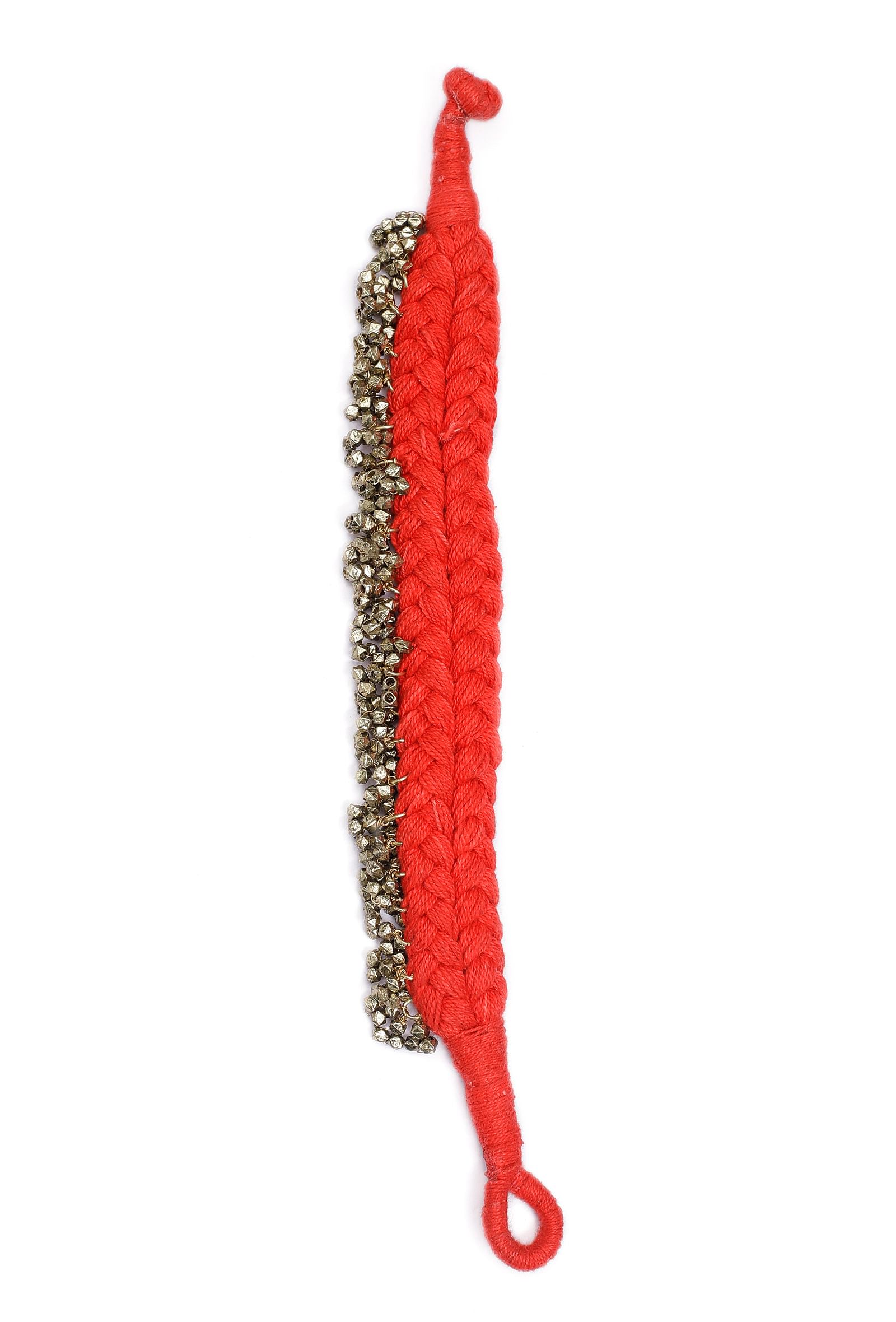 Orange Tribal Anklet