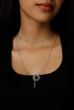 Charlotte Silver Layered Chain