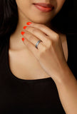 Molly Brass Silver Ring