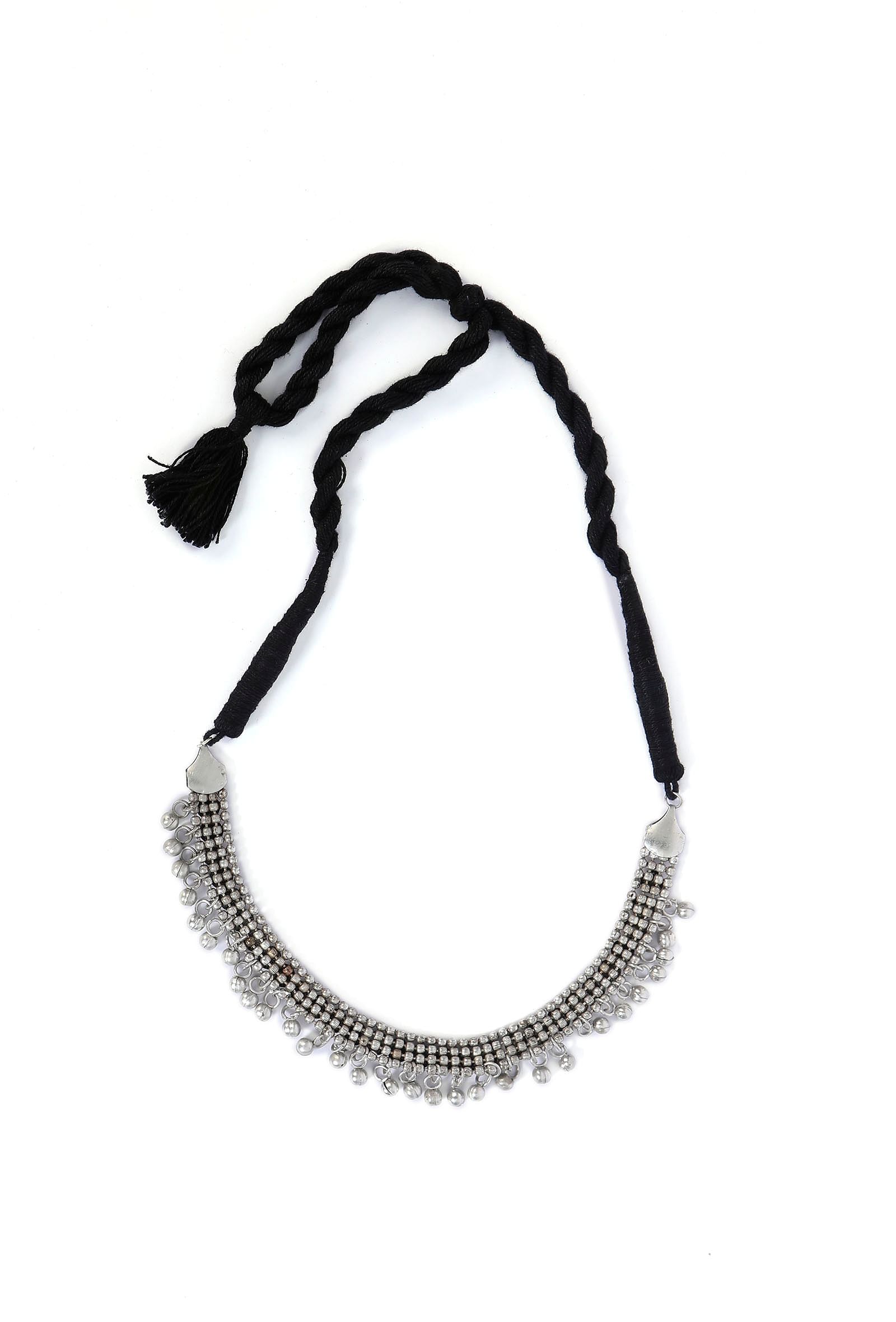 Tanvi Silver Tamaniya Necklace