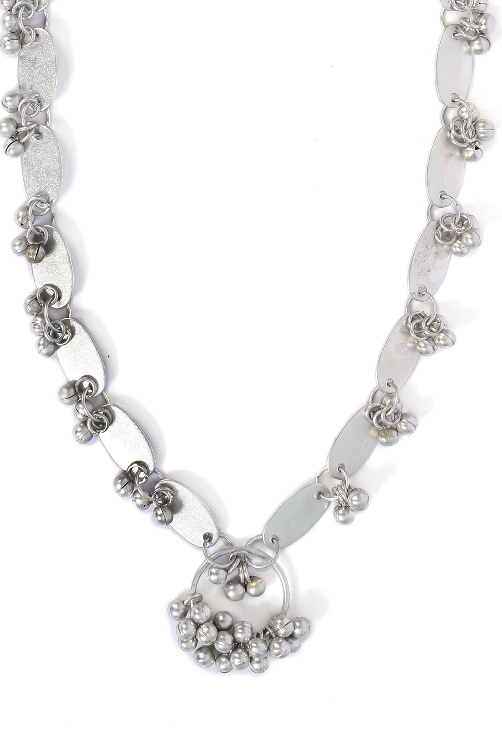Trisha Silver Tribal Necklace