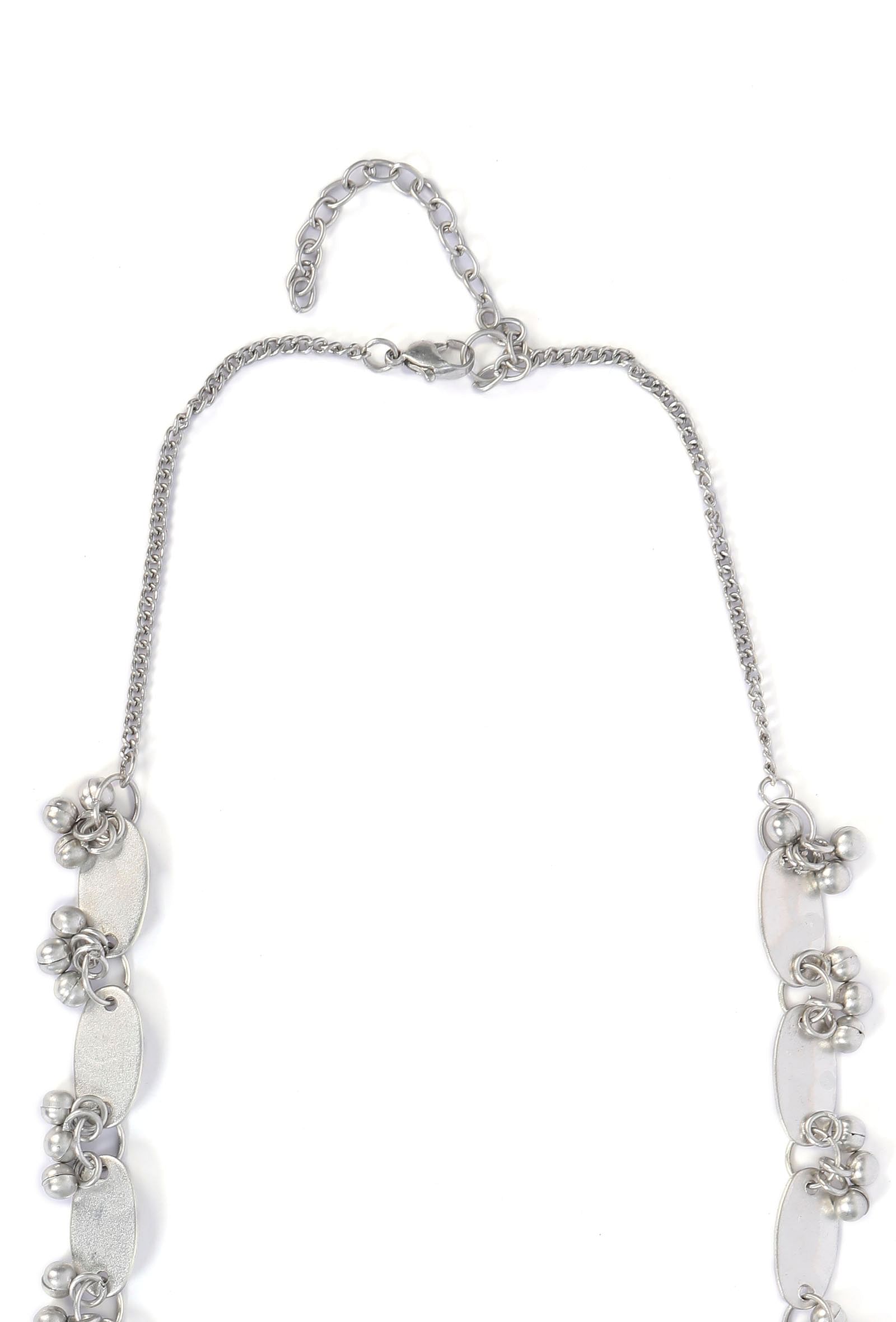 Trisha Silver Tribal Necklace