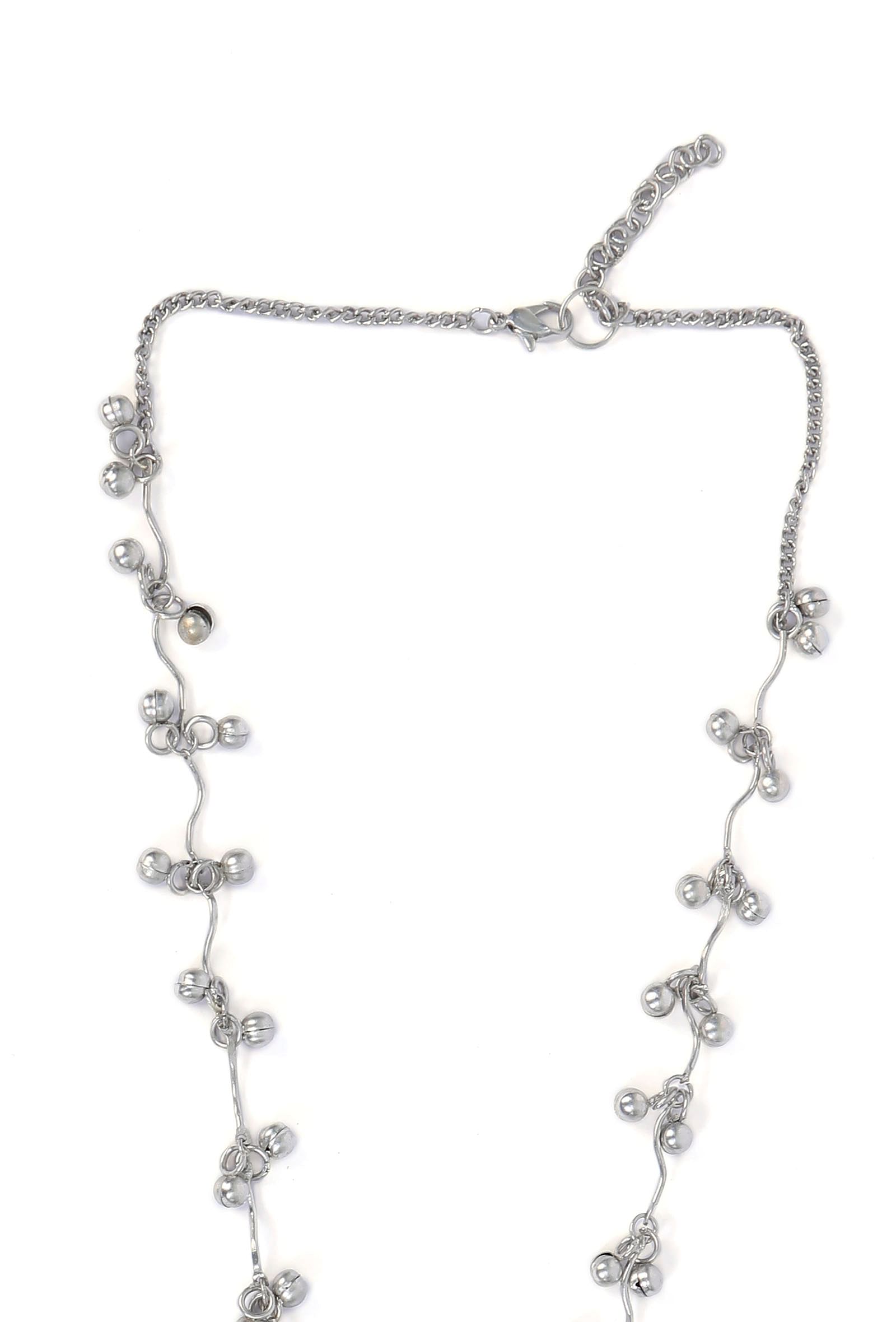Star Silver Tribal Necklace