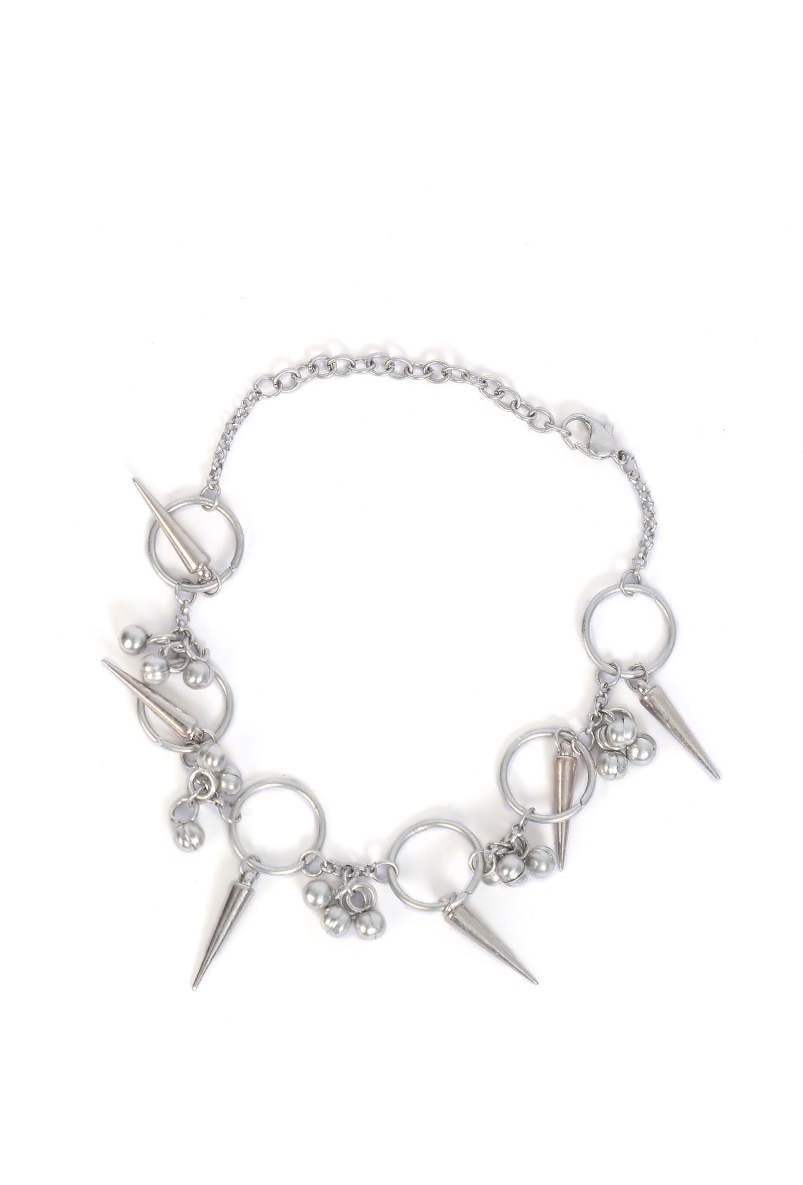 Barkha Silver Tribal Anklet