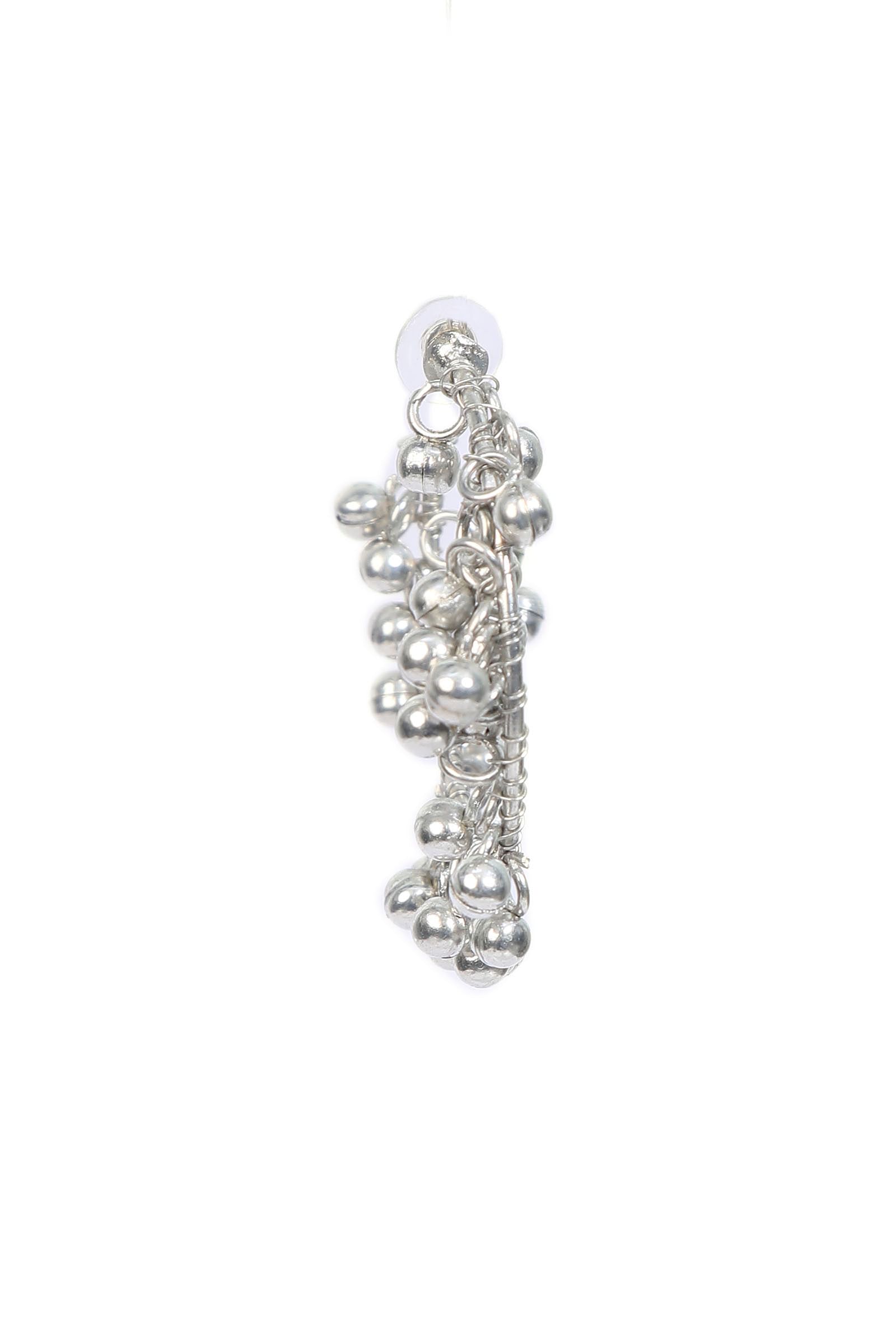 Kaina Silver Tribal Earrings