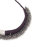 Kasima Duo Black and White Tribal Ghungroo Necklace