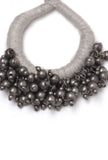 Isa White Ghungroo Tribal Earrings