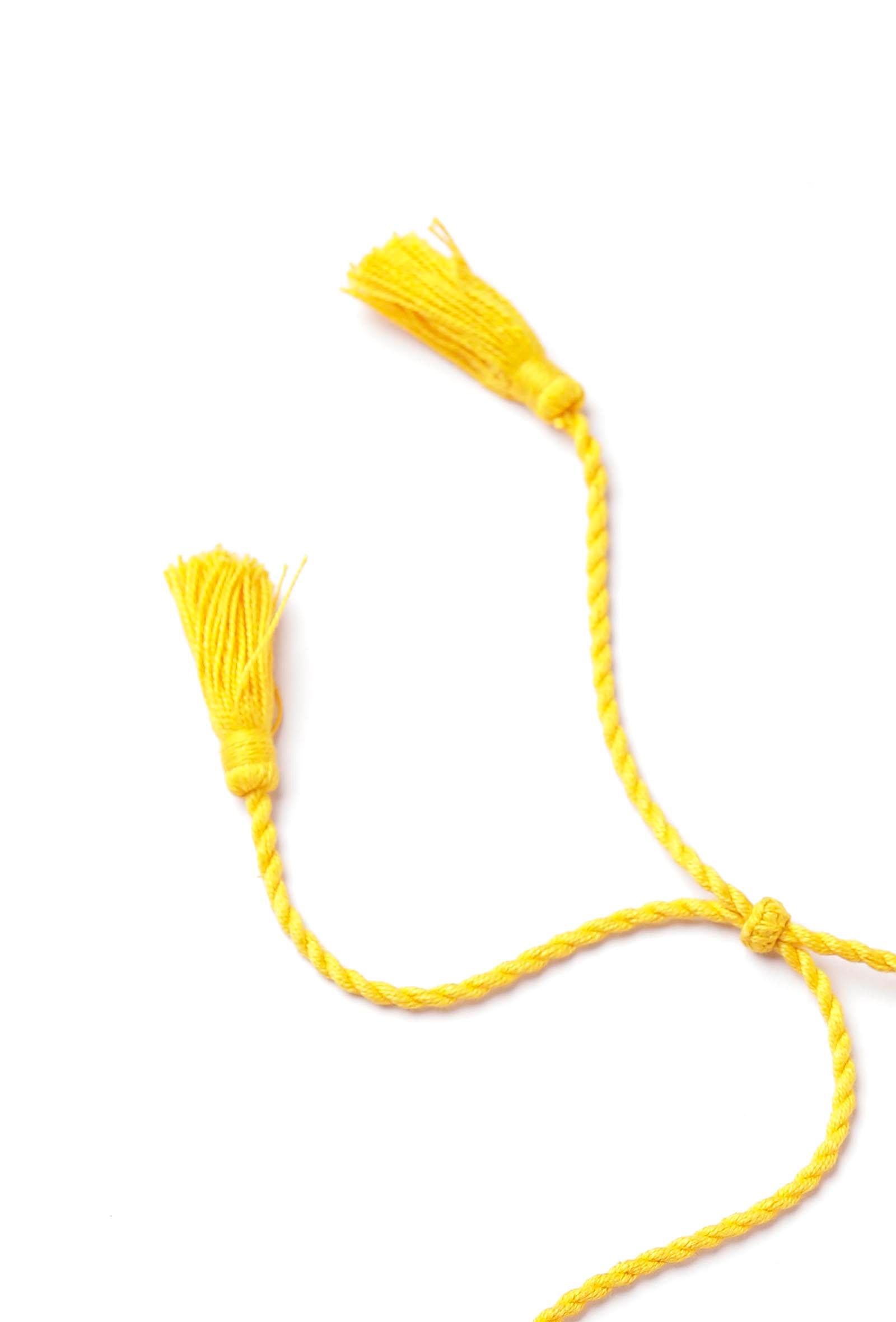 Moska Yellow Tribal Ghungroo Necklace