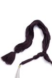 Onyx Black Tribal Thread Necklace