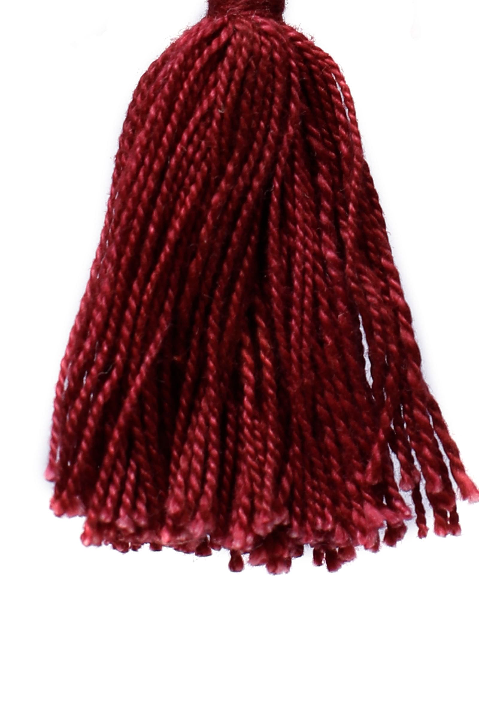Maroon Tribal Thread Earrings