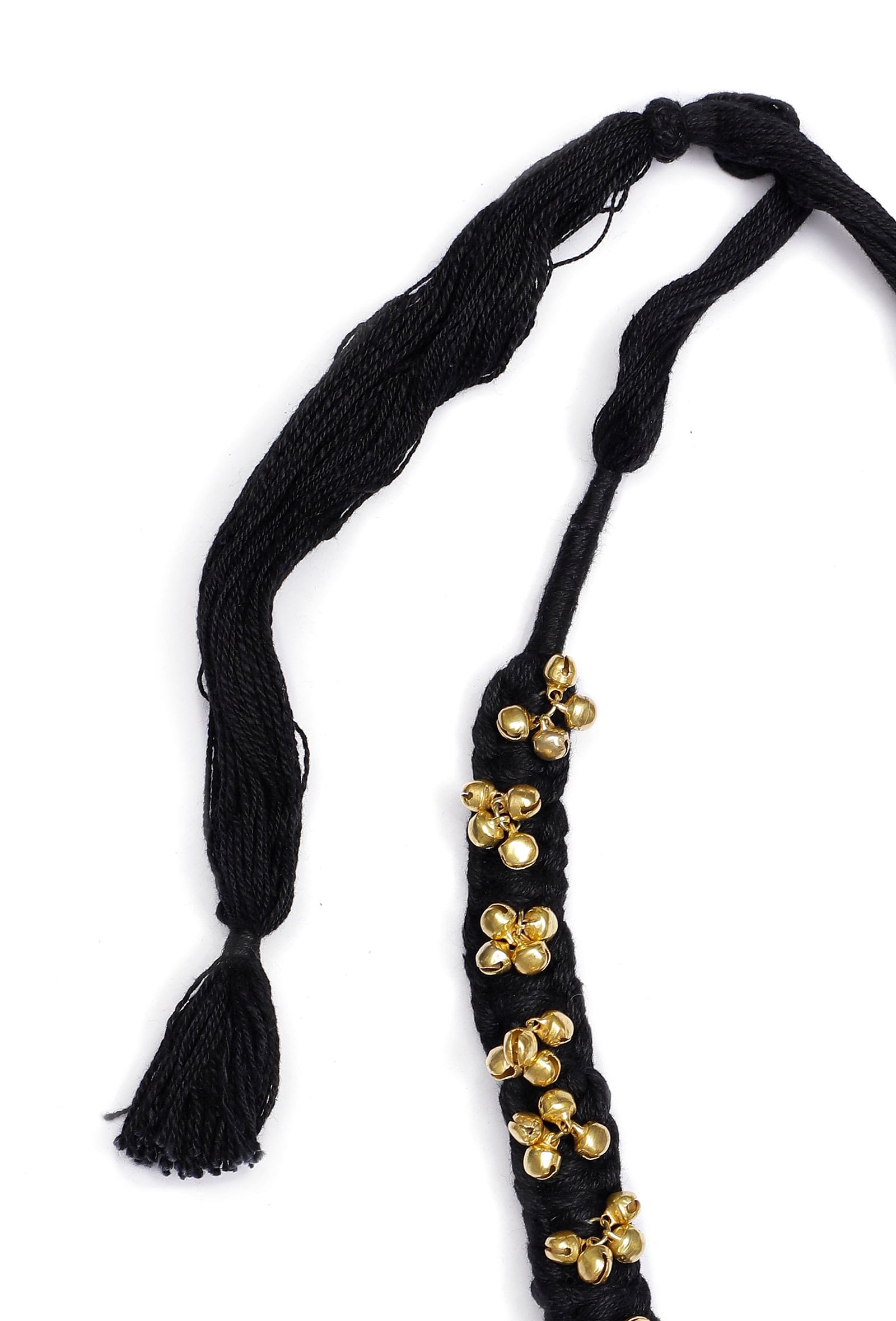 Black Golden Temple Tribal Pendant