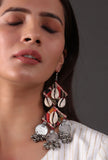 Adya Silver Kutch Earrings