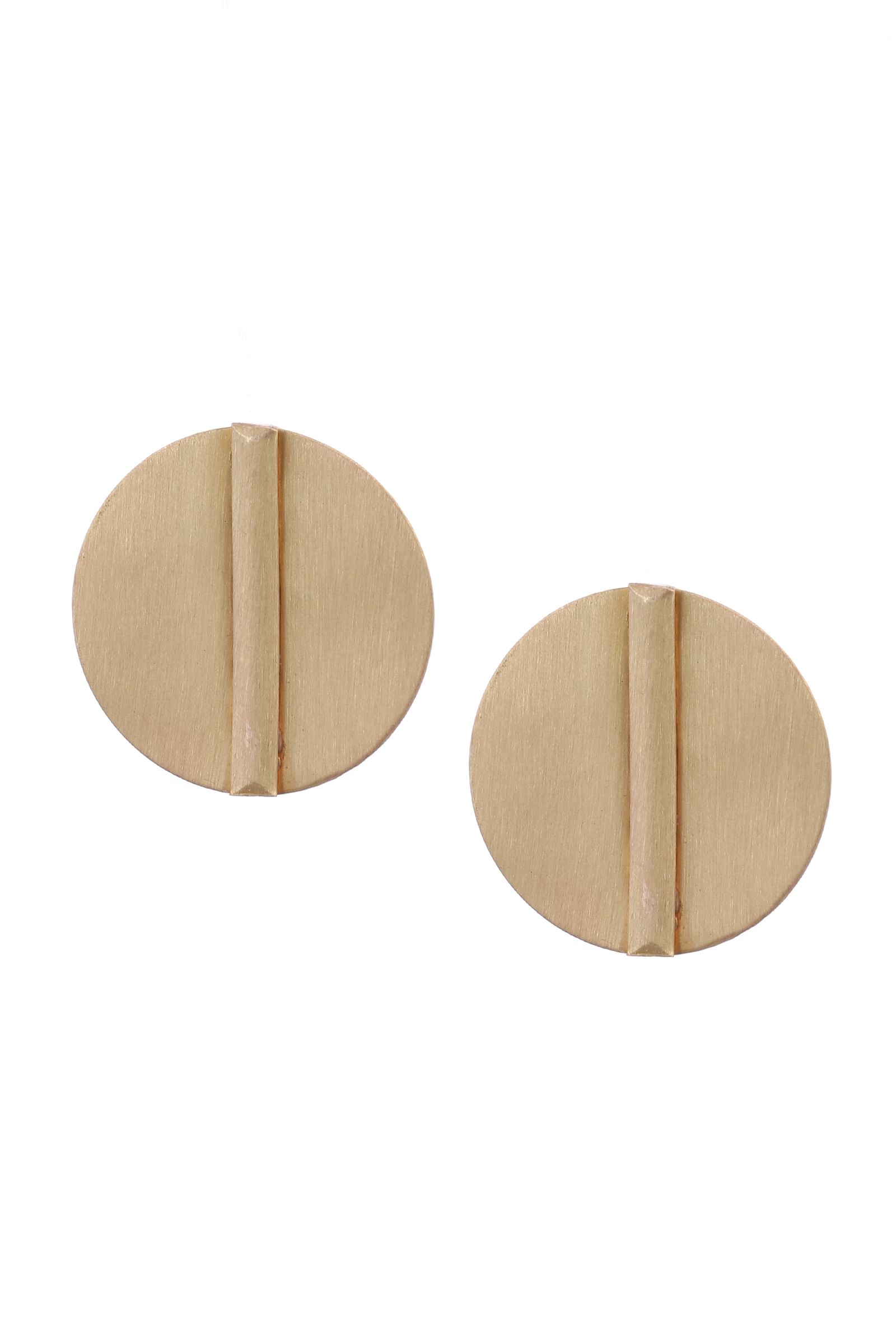 Rehea Sphere Brass Earrings