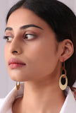 Tie on Tie Brass Earrings