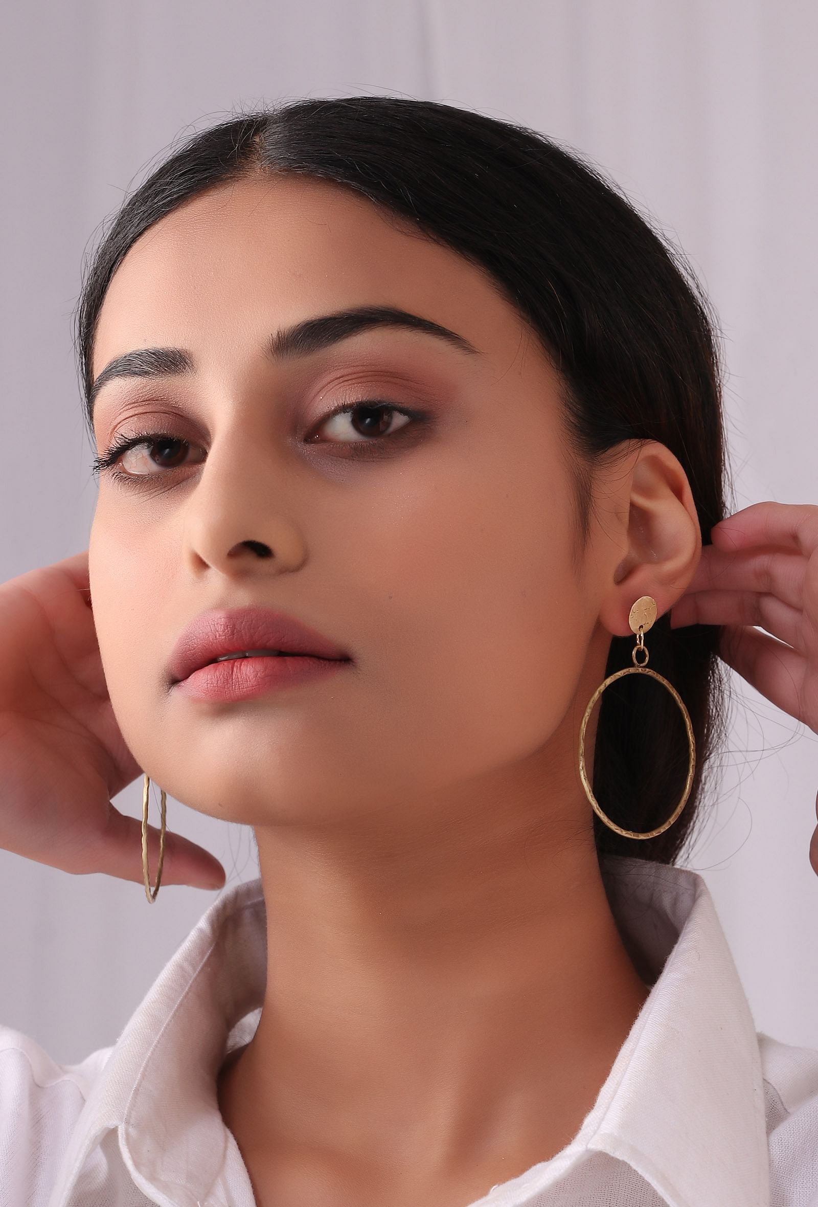 Hoop Brass Earrings