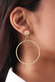 Hoop Brass Earrings