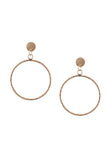 Hoop Brass Earrings