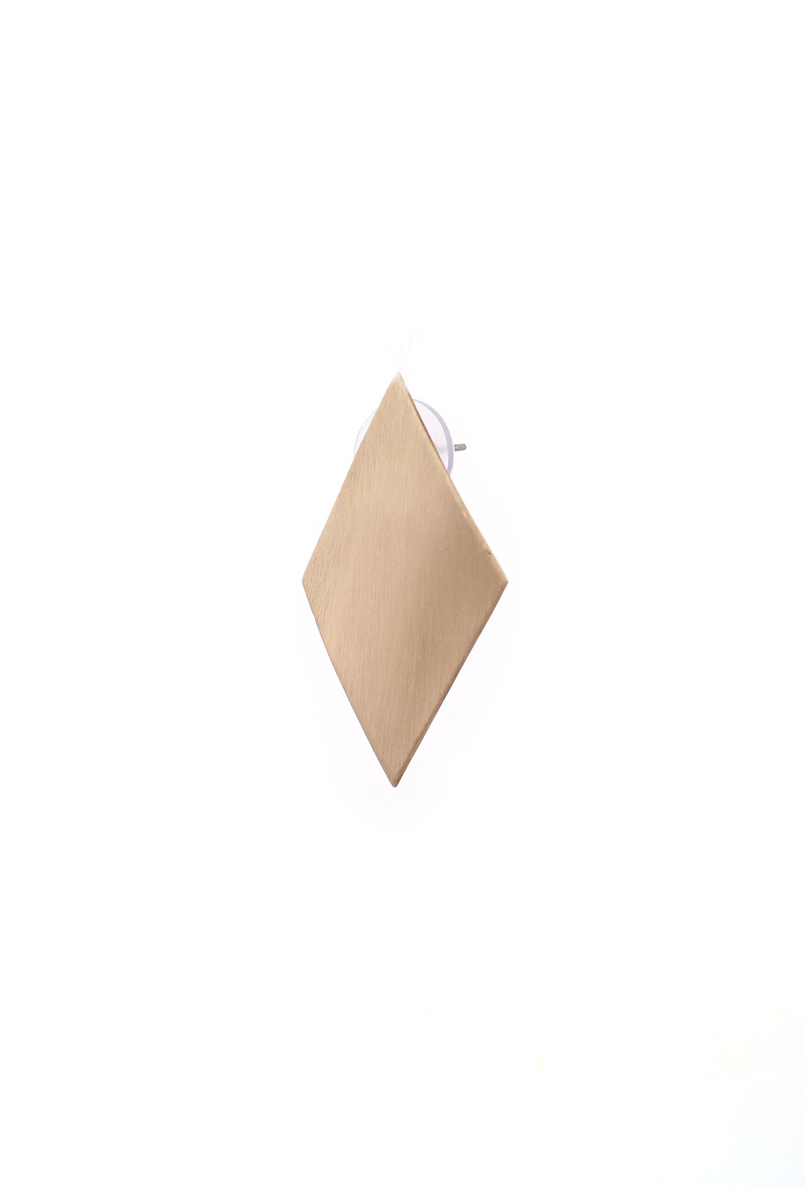 Triangle Brass Earrings