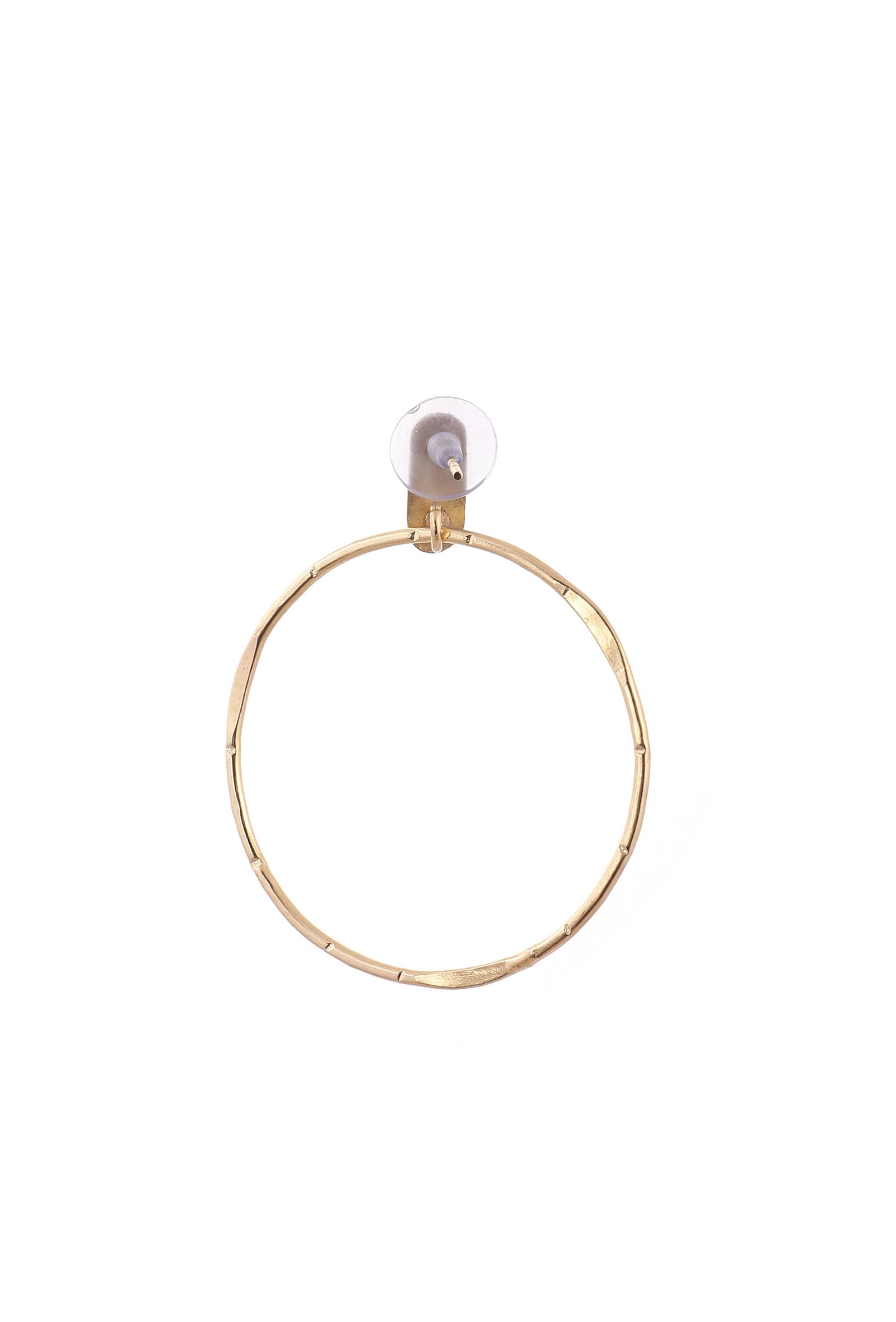 Big Loop Brass Earrings