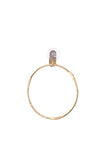 Big Loop Brass Earrings