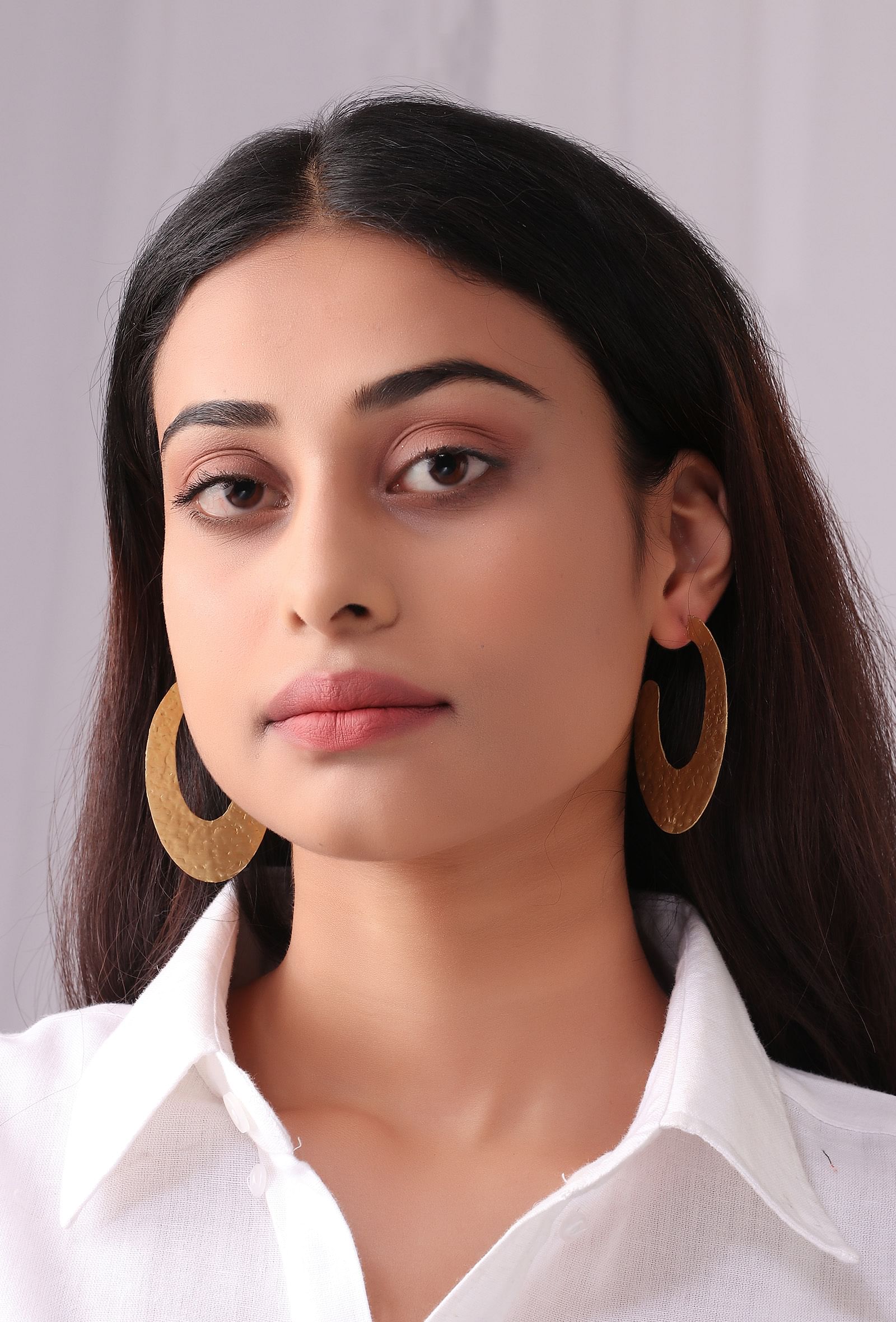 Classic Brass Earrings