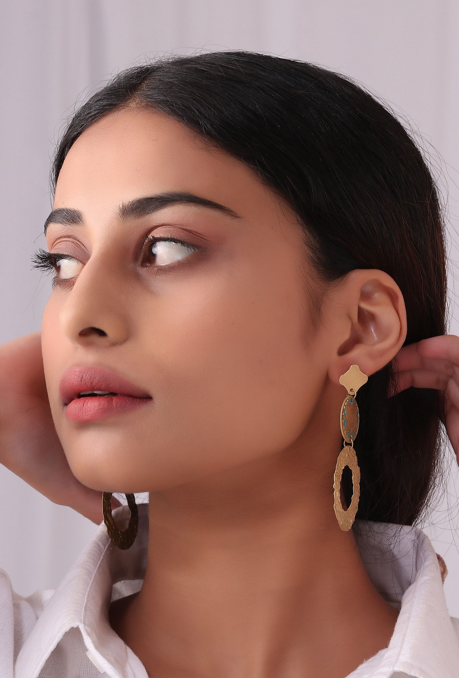 Starkle Brass Earrings