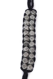 Set Of 2: Yashvi Black Thread & Antique Plated Brass Beaded Anklets