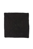 Set Of 4: Black Square Braided Jute Placemats