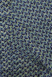 Zig Zag Ajrakh Quilted Runner and 6 Mats