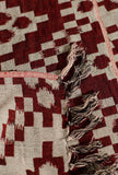 Scarlet Red Handloom Throw
