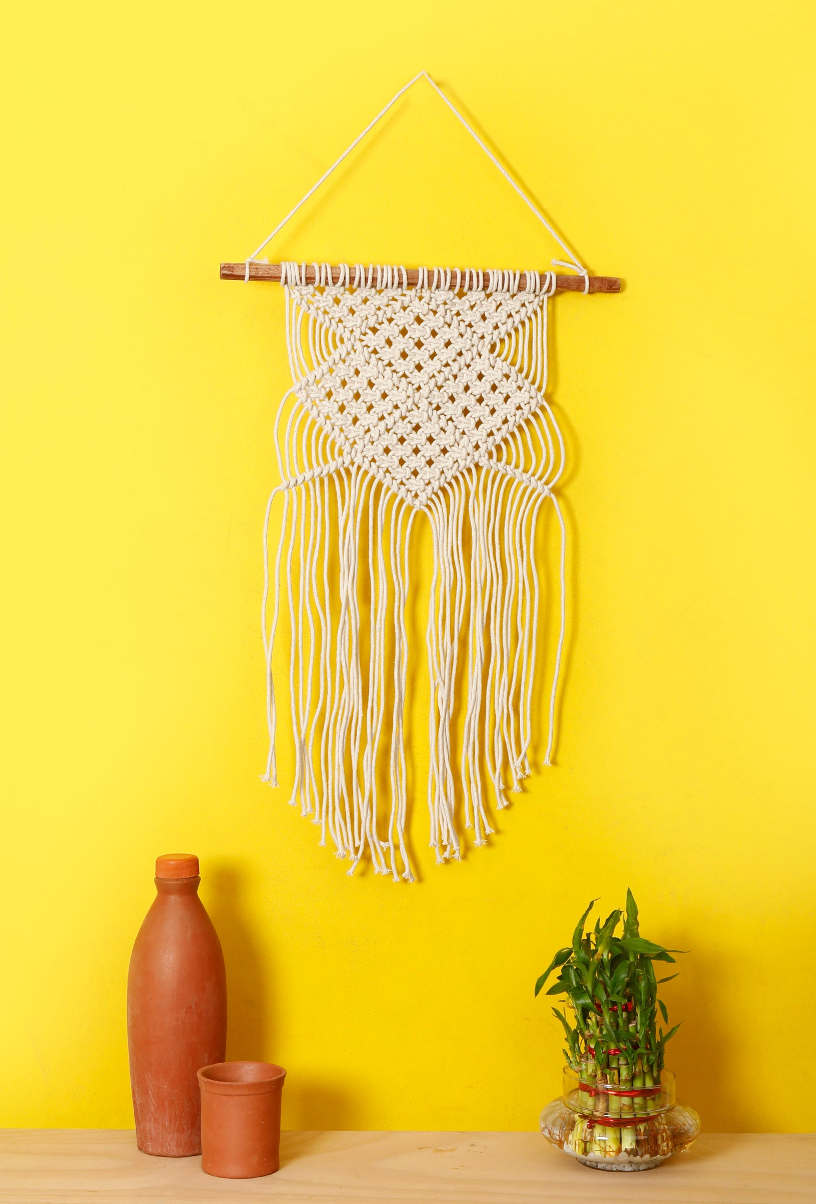 Knotted Macrame Wall Hanging