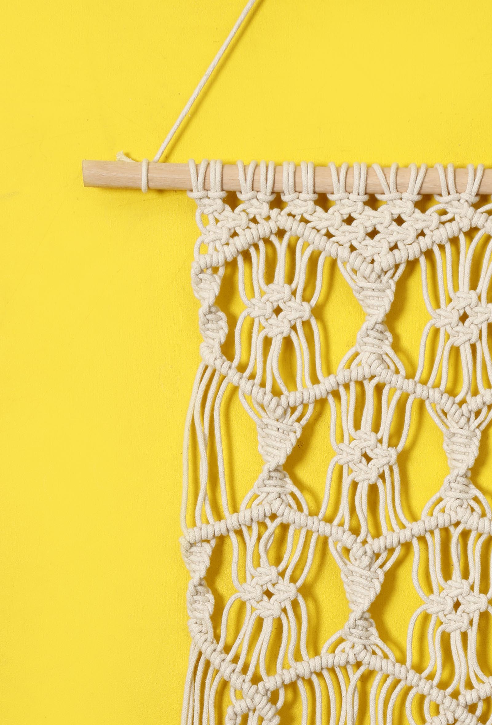 Macrame Wall Hanging with Tassels