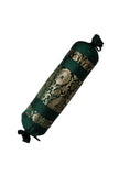Set of 2: Green Emerald Brocade Bolsters Cover