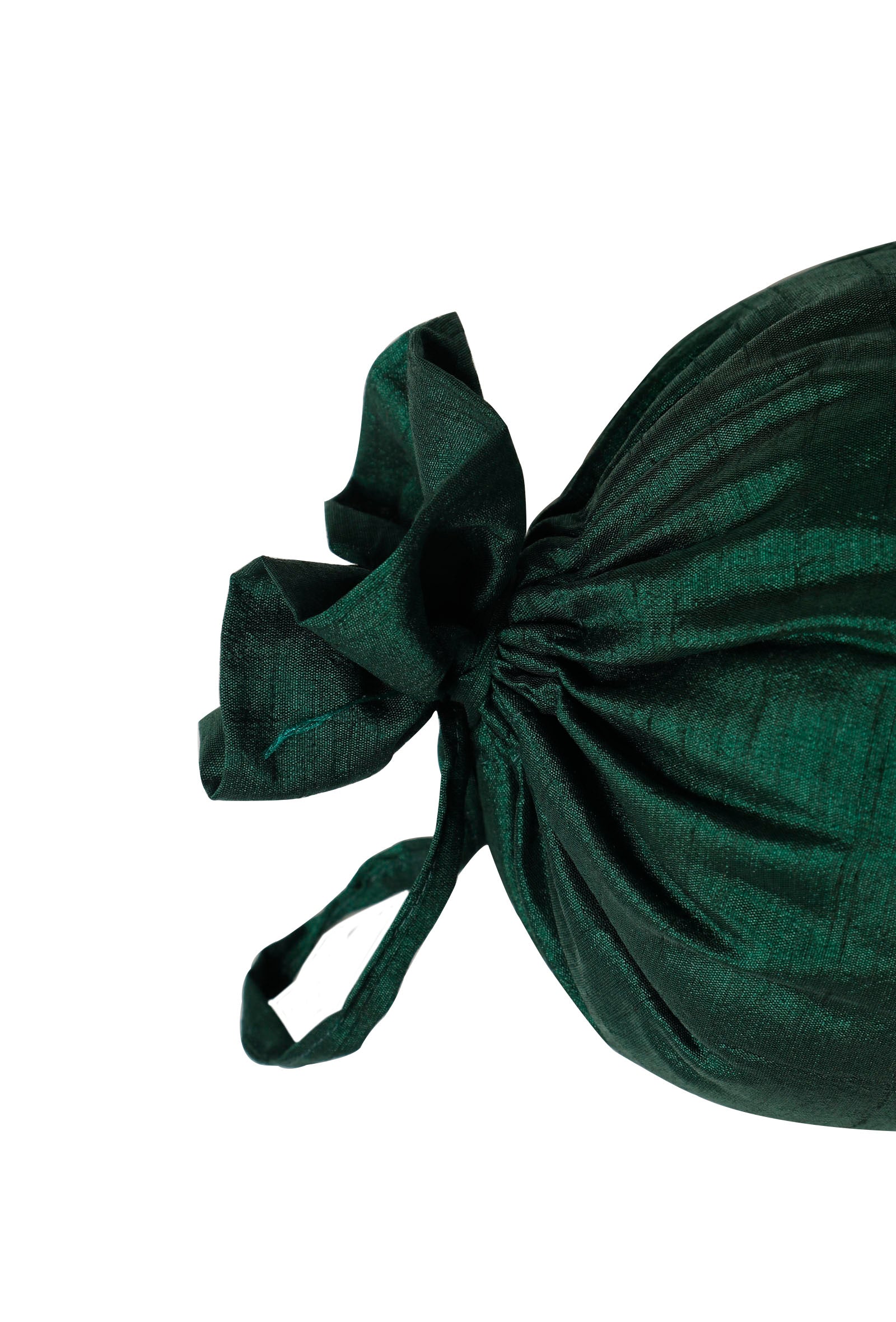 Set of 2: Green Emerald Brocade Bolsters Cover
