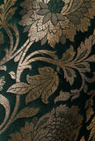 Set of 2: Green Emerald Brocade Bolsters Cover