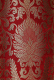 Set Of 2: Deep Red Brocade Bolsters Cover