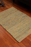 Kizzi Brown Rectangle Handcrafted Jute Rug