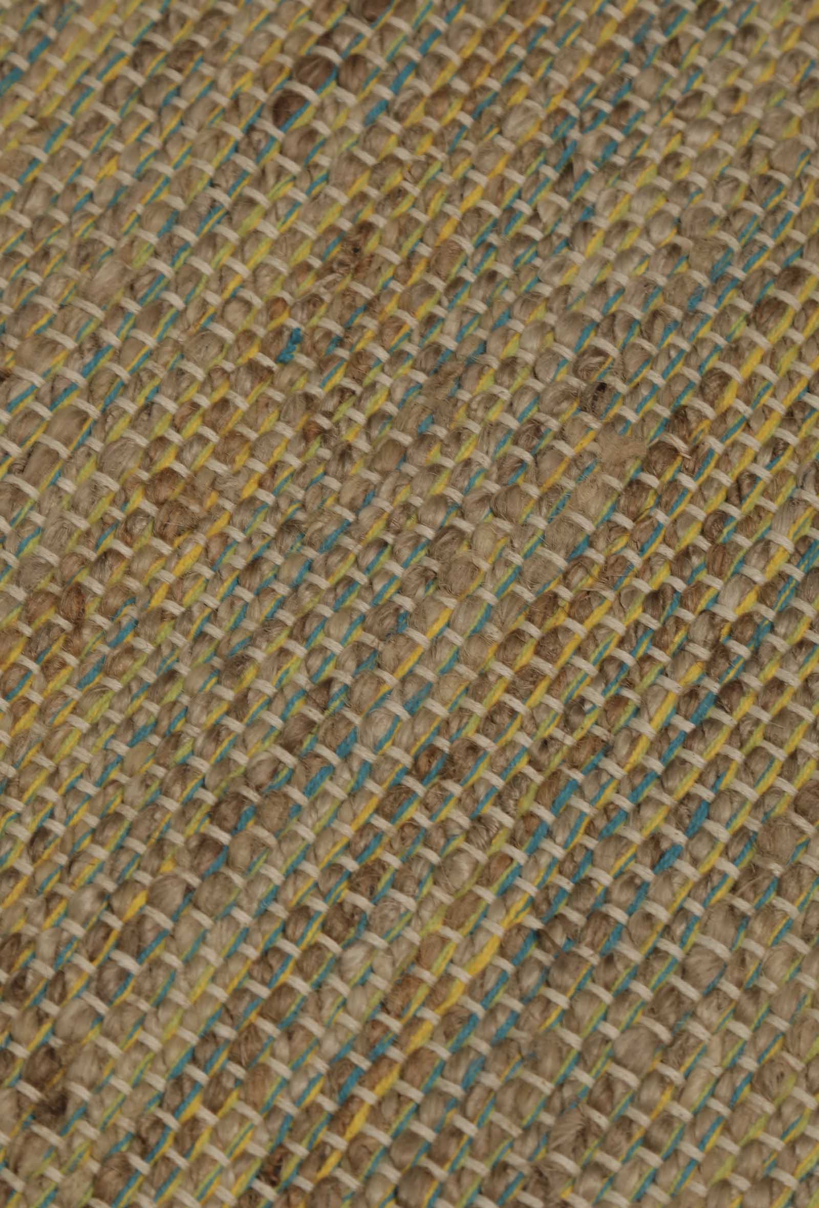 Kizzi Brown Rectangle Handcrafted Jute Rug