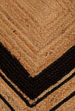 Savannah Rectangle pattern Handcrafted Jute Rug
