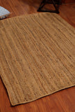 Ena  Rectangle pattern Handcrafted Jute Rug (5x4 ft)