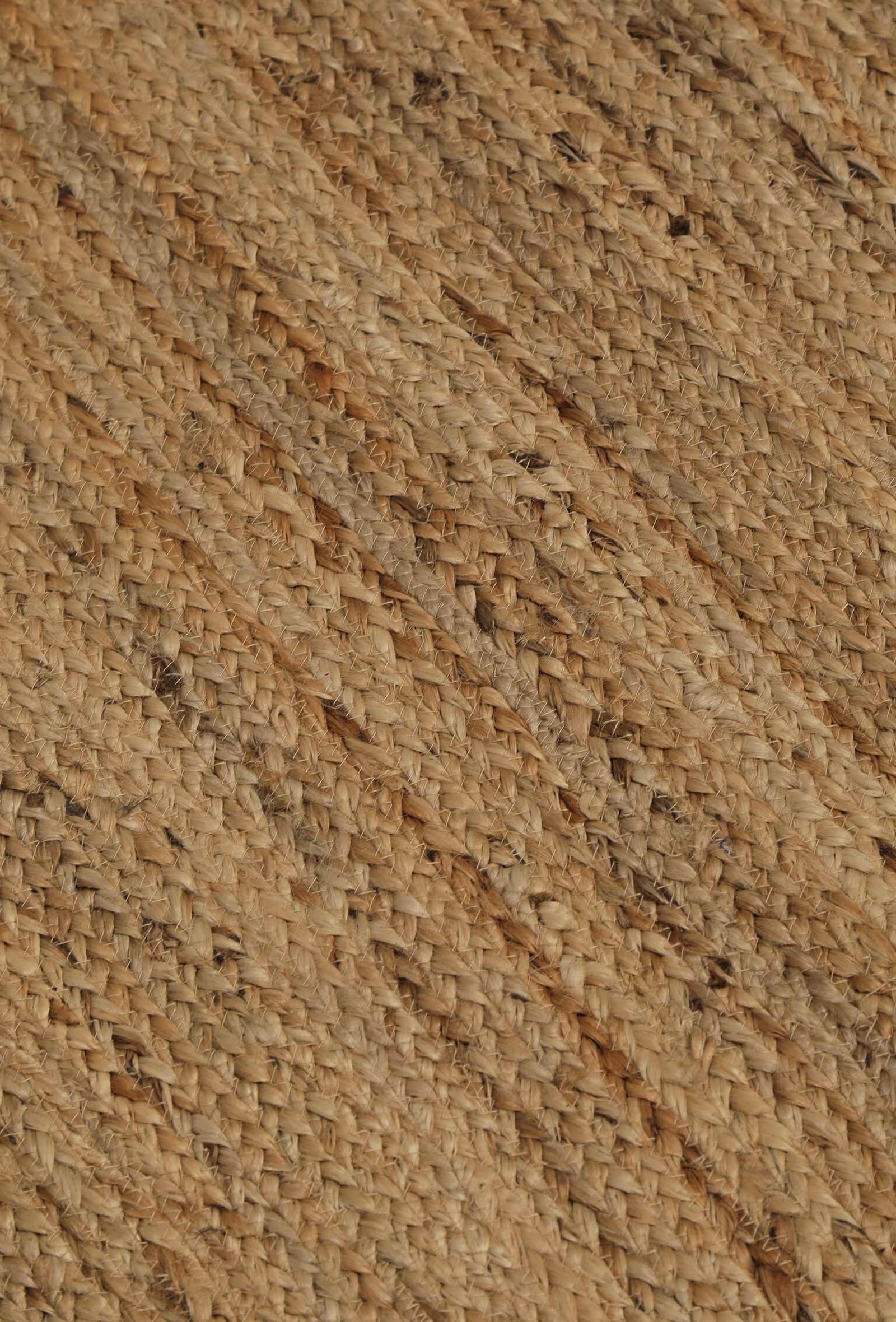 Ena  Rectangle pattern Handcrafted Jute Rug (5x4 ft)