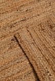 Ena  Rectangle pattern Handcrafted Jute Rug (5x4 ft)