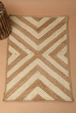 Ella Rectangular Pattern Handcraft Jute Rug