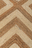 Ella Rectangular Pattern Handcraft Jute Rug