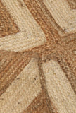 Ella Rectangular Pattern Handcraft Jute Rug
