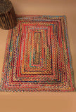 Muffy Contrast Handcraft Jute Rug
